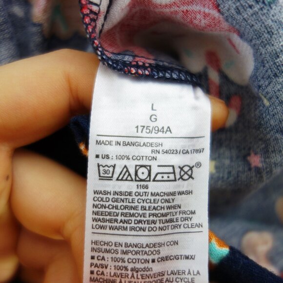 Old Navy x Disney Mid-Rise Printed Flannel Pajama Pants for Men (L) NWT! - Picture 10 of 10